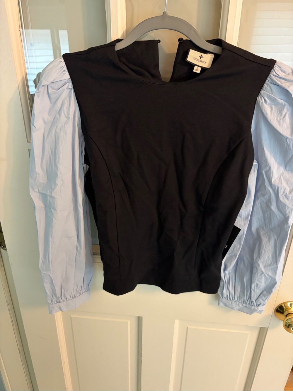 Tuckernuck Black Crewneck Top